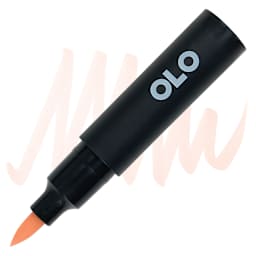 Olo Brush-Tip Half Marker - OR2.0 Scallop marker and swatch