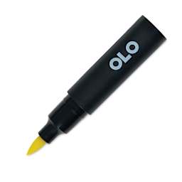 Olo Brush-Tip Half Marker - Y1.2 Light Yellow with cap off