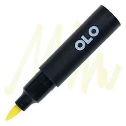 Olo Brush-Tip Half Marker - Y2.0 Elderflower marker and swatch
