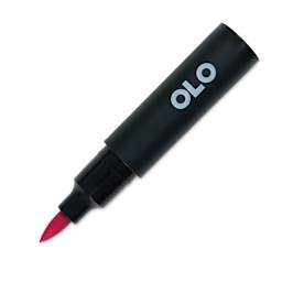 Olo Brush-Tip Half Marker - V0.4 Mallow with cap off