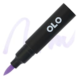 Olo Brush-Tip Half Marker - B1.1, Lavender Jade - Marker and Swatch