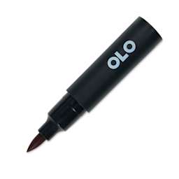 Olo Brush-Tip Half Marker - V1.6 Petunia with cap off