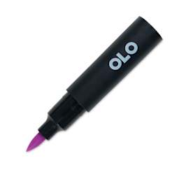 Olo Brush-Tip Half Marker - V2.3 Beautyberry with cap off