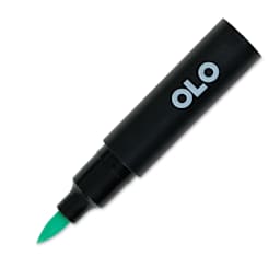 Olo Brush-Tip Half Marker - BG2.1 Sea Glass with cap off