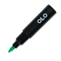 Olo Brush-Tip Half Marker - G0.1 Jadeite Glass with cap off
