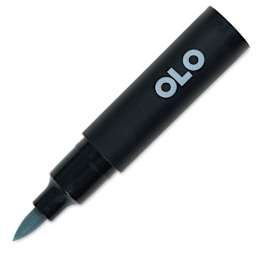 Olo Brush-Tip Half Marker - BG7.2 Silver Jade with cap off