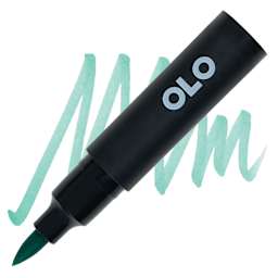 Olo Brush-Tip Half Marker - BG2.4 Fluorite swatch and marker and swatch