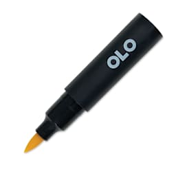 Olo Brush-Tip Half Marker - Y2.3 Buttercup with cap off