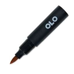 Olo Brush-Tip Half Marker -  O2.5 Caramel with cap off