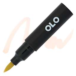 Olo Brush-Tip Half Marker - O4.0, Almond - Marker and Swatch
