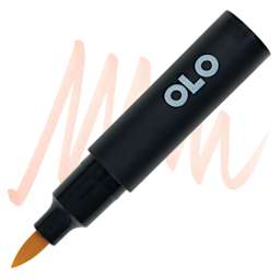 Olo Brush-Tip Half Marker -  OR3.2 Cashew marker and swatch