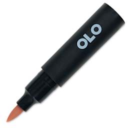 Olo Brush-Tip Half Marker - OR7.1 Sand with cap off