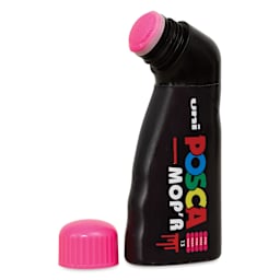 Posca Mop'r Paint Marker - Pink with cap off