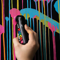 Posca Mop'r Paint Marker - in use