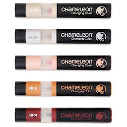 Chameleon Colour Top Set - Skin Tones, Set of 5