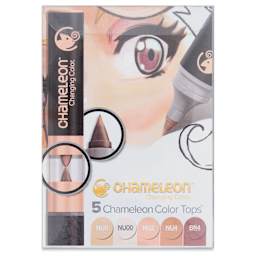 Chameleon Colour Top Set - Skin Tones, Set of 5, front of packaging