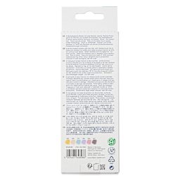 Faber-Castell Goldfaber Sketch Dual-Tip Markers - Fashion, Set of 6, back of the packaging