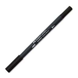Faber-Castell Goldfaber Sketch Dual-Tip Marker - 199 Black, caps on