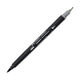 Faber-Castell Goldfaber Sketch Dual-Tip Marker - 333 Neutral Grey III, caps off