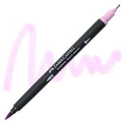 Faber-Castell Goldfaber Sketch Dual-Tip Marker - 119 Light Magenta, swatch and marker