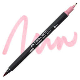 Faber-Castell Goldfaber Sketch Dual-Tip Marker - 304 Vintage Rose, swatch and marker
