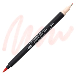 Faber-Castell Goldfaber Sketch Dual-Tip Marker - 382 Dull Beige Red, swatch and marker