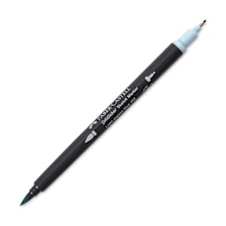 Faber-Castell Goldfaber Sketch Dual-Tip Marker - 452 Light Pigeon Blue, caps off