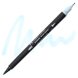 Faber-Castell Goldfaber Sketch Dual-Tip Marker - 452 Light Pigeon Blue, swatch and marker