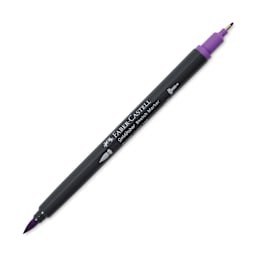 Faber-Castell Goldfaber Sketch Dual-Tip Marker - 136 Purple Violet, caps off