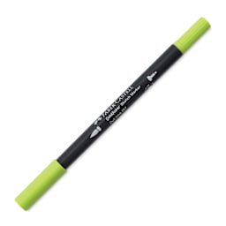 Faber-Castell Goldfaber Sketch Dual-Tip Marker - 207 Dull Lime, caps on