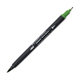 Faber-Castell Goldfaber Sketch Dual-Tip Marker - 168 Earth Green Yellowish, caps off