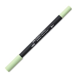 Faber-Castell Goldfaber Sketch Dual-Tip Marker - 314 Light Earth Green, caps on