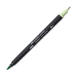 Faber-Castell Goldfaber Sketch Dual-Tip Marker - 314 Light Earth Green, caps off