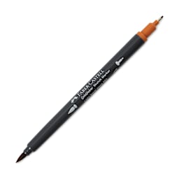 Faber-Castell Goldfaber Sketch Dual-Tip Marker - 383 Light Burnt Sienna, caps off