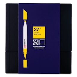 Pantone Dual Tip Markers - Assorted Colors, Set of 27, front of the packaging