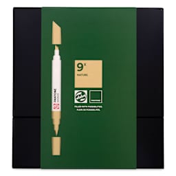 Pantone Dual Tip Markers - Nature, Set of 9, front of the packaging