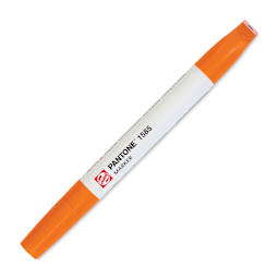 Pantone Dual Tip Marker - 1585, marker with caps on