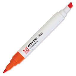 Pantone Dual Tip Marker - 1655, marker with caps off