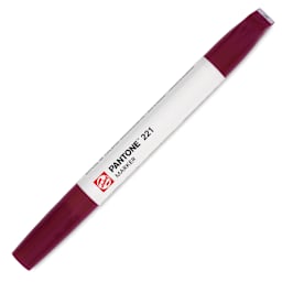 Pantone Dual Tip Marker - 221, markers with caps on