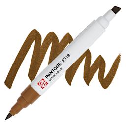 Pantone Dual Tip Marker - 2319, swatch and marker
