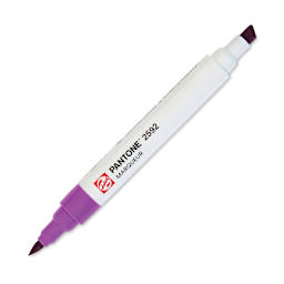 Pantone Dual Tip Marker - 2592, marker with caps off