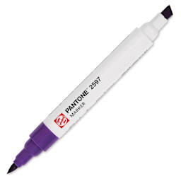 Pantone Dual Tip Marker - 2597, caps off