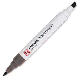 Pantone Dual Tip Marker - Warm Gray 10, caps off