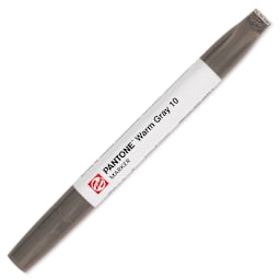 Pantone Dual Tip Marker - Warm Gray 10, caps on