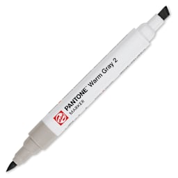 Pantone Dual Tip Marker - Warm Gray 2, caps off