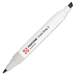 Pantone Dual Tip Marker - Cool Gray 2, caps off