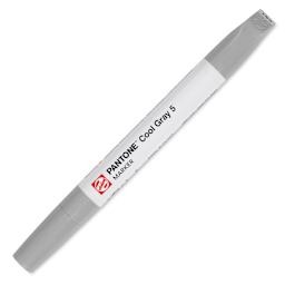 Pantone Dual Tip Marker - Cool Gray 5, caps on