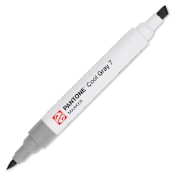 Pantone Dual Tip Marker - Cool Gray 7, caps off