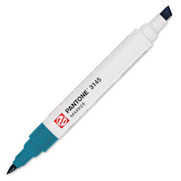 Pantone Dual Tip Marker - 3145, caps off