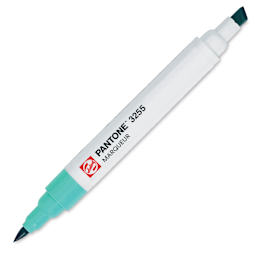 Pantone Dual Tip Marker - 3255, marker with caps off